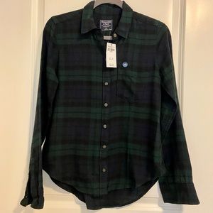 NWT Slim Boyfriend Flannel Shirt